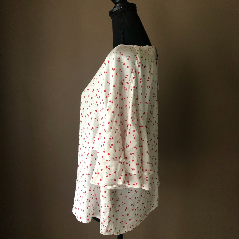 Popsugar Blouse With Flutter Layered Sleev - image 3